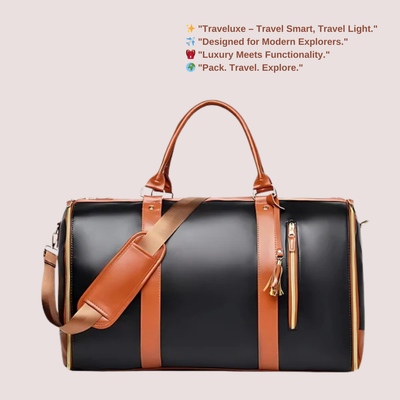 TraveluxeBag - Practical Travel bag, Hand luggage for light travel